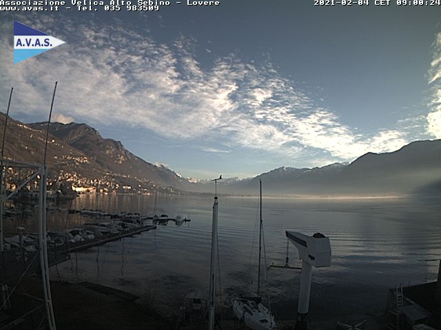 In diretta l'alto lago e la vallecamonica